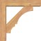 Ekena Millwork Balboa Block Smooth Bracket w/ Offset Brace, Western Red Cedar, 5 1/2"W x 24"D x 24"H BKT0604X24X24BOA05SWR - alternate 2